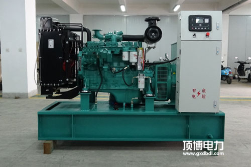 一臺(tái)750kW柴油發(fā)電機(jī)組工作小于100h，起動(dòng)排氣管有大量白煙